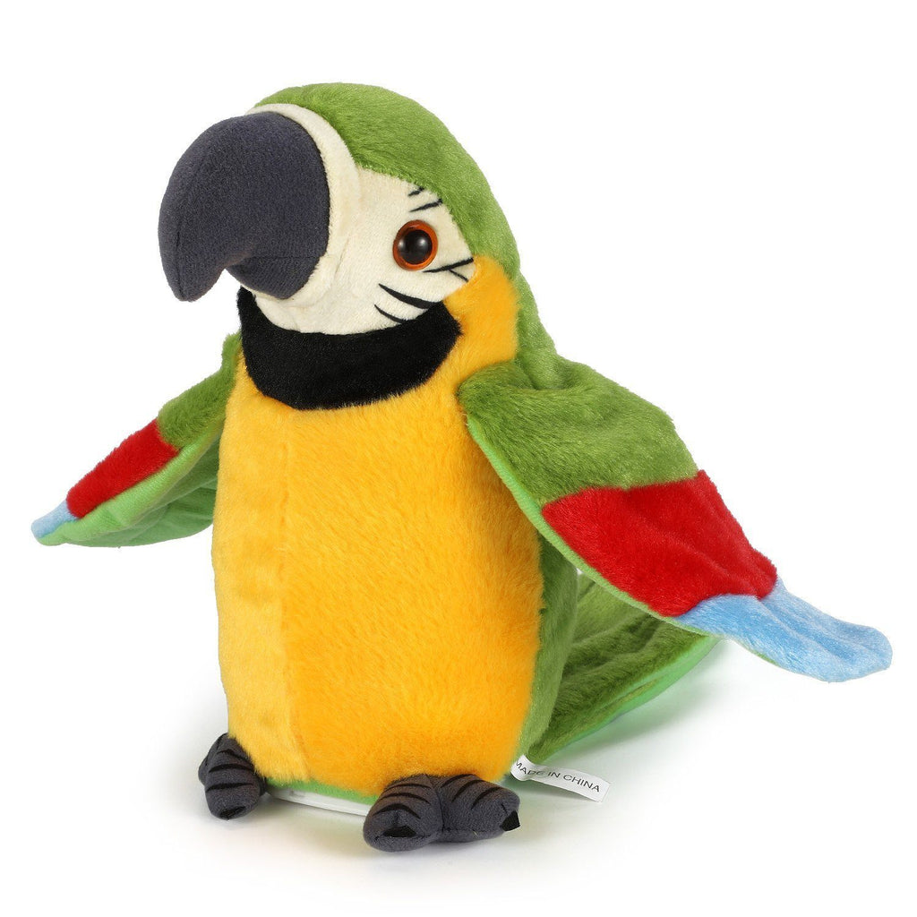 Plush Parrot Interactive Toy