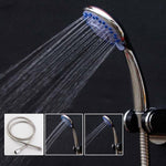 Handheld Shower Head Chrome Set Universal 3 Modes Multi-function