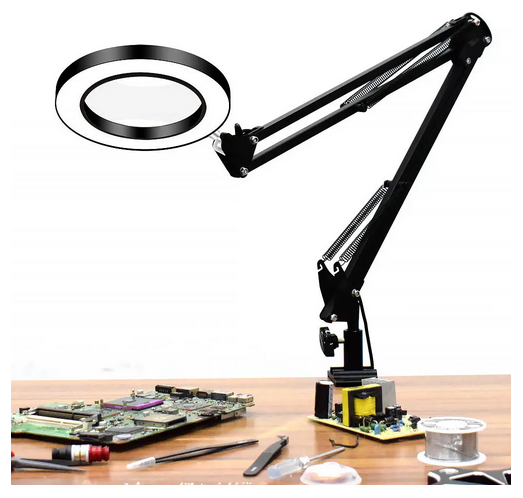 Lighted Magnifying Desk Lamp