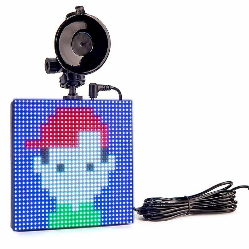 Full Color Bluetooth Emoticon LED Car Sign Display