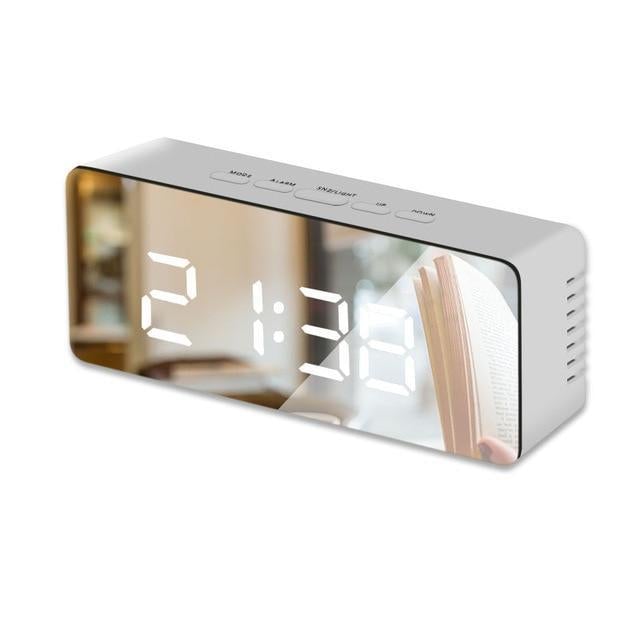 LED Mirror Alarm Clock